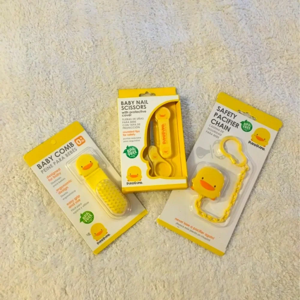 Baby Grooming Kit & Paci Chain